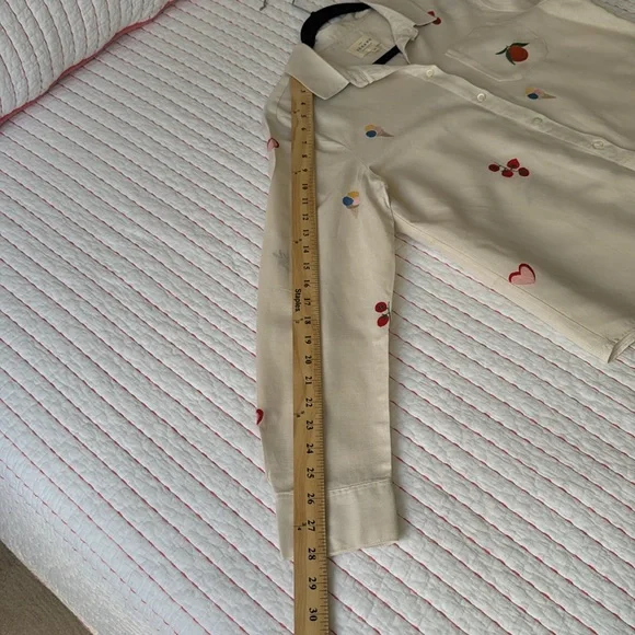 Sézane TOMBOY SHIRT ITALIE SZ 40 gently used - Picture 8 of 10